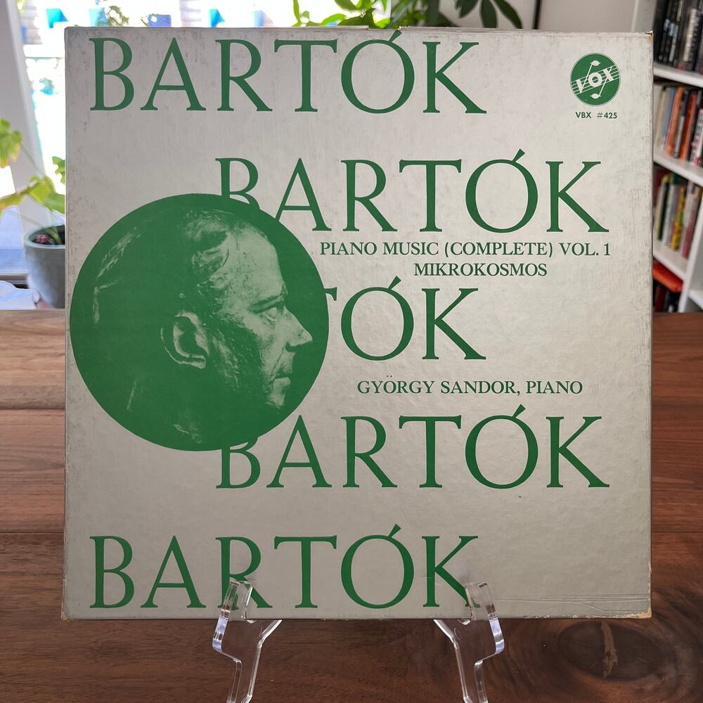Bartók Piano Music Vol. 1 Mikrokosmos 3xVinyl LP Box Set 1965 VOX VBX 425